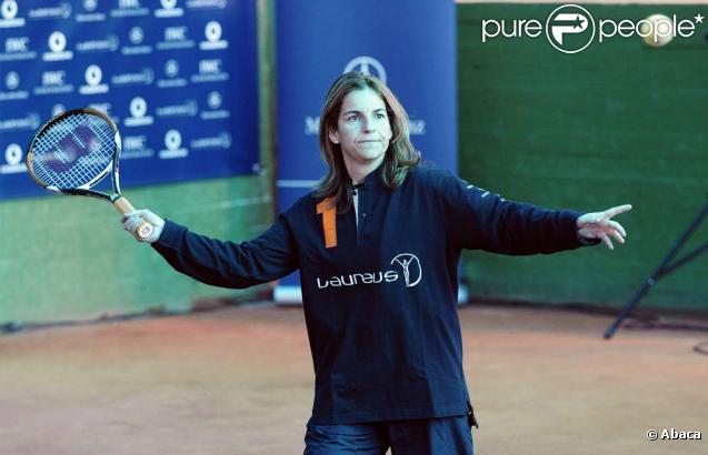 Arantxa Sanchez participe à un match de charité à Madrir le 5 novembre 2009.