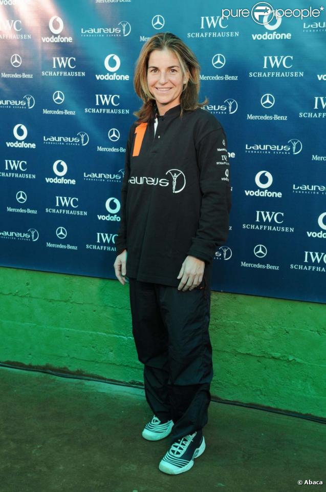 Arantxa Sanchez participe à un match de charité à Madrir le 5 novembre 2009.