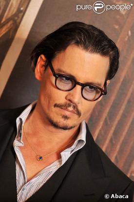 Johnny Depp en tournage de  The Tourist  en février 2010.