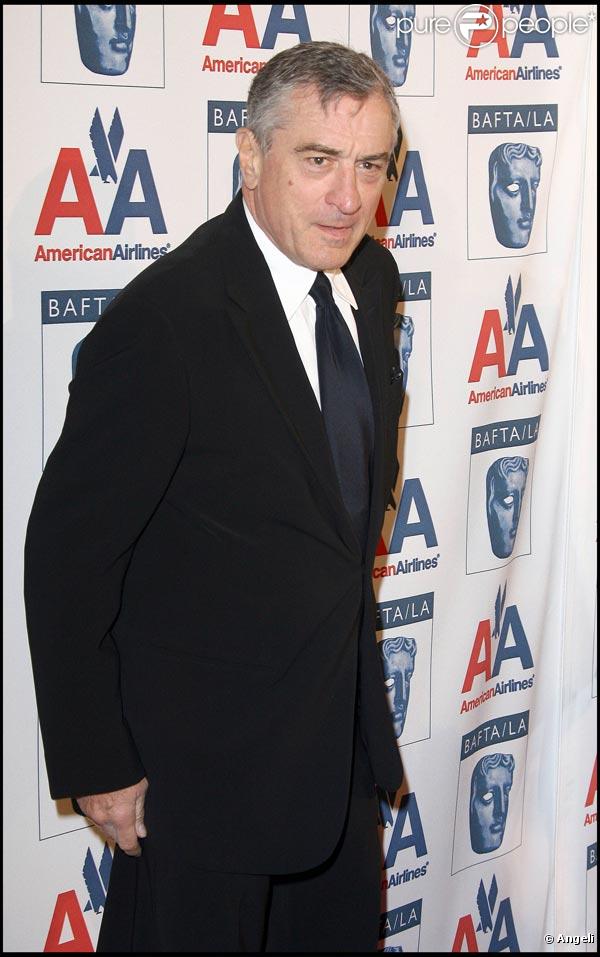 Robert de Niro, lors des 18e Britannia Awards, à l'Hyatt Regency de Century Plaza à Century City, à Los Angeles, le 5 novembre 2009.