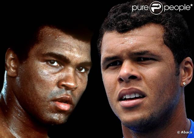 Mohamed Ali et Jo-Wilfried Tsonga
