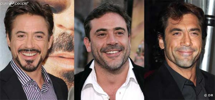 Robert Downey Jr., Jeffrey Dean Morgan, et Javier Bardem