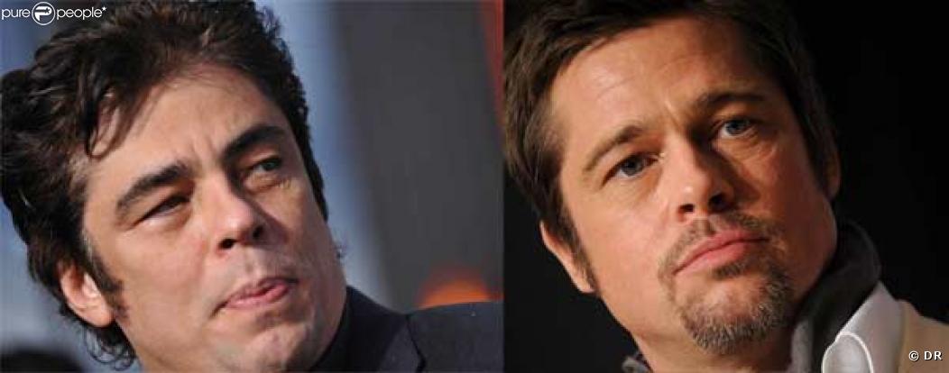 Benicio Del Toro et Brad Pitt