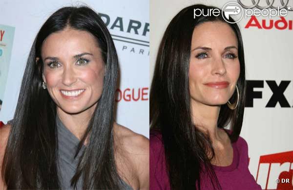 Demi Moore et Courteney Cox 