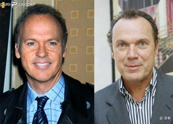 Michael Keaton et Julien Lepers