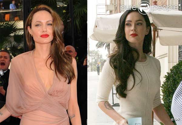 Angelina Jolie et Megan Fox 