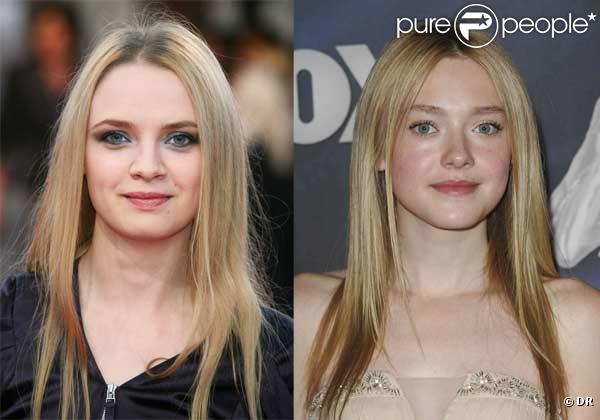 sara Forestier et Dakota Fanning 