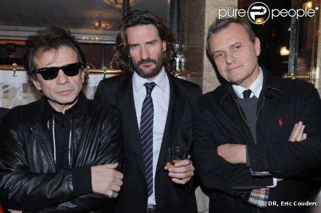 Remise du Prix de Flore 2009 à Simon Liberati : Philippe Manoeuvre, Frédéric Beigbeder, Jean-Charles de Castelbajac 