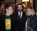 Remise du Prix de Flore 2009 à Simon Liberati : Philippe Vandel, Frédéric Beigbeder, Carol Gerland 