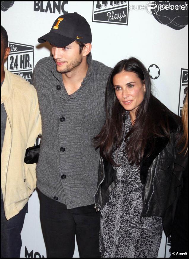 Ashton Kutcher et Demi Moore, à l'occasion de la grand esoirée 