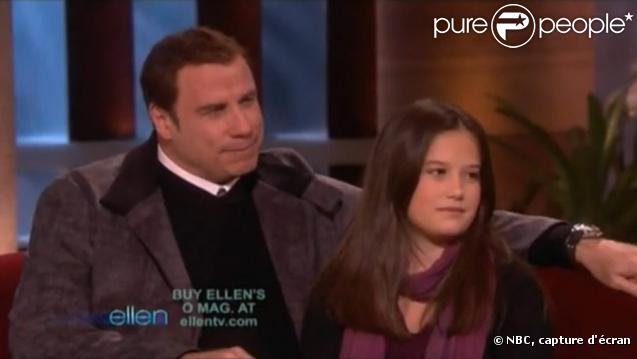 Ellen DeGeneres reçoit John Travolta et sa fille Ella le 11 novembre 2009