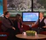 Ellen DeGeneres reçoit John Travolta et sa fille Ella le 11 novembre 2009