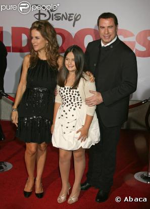 John Travolta, Kelly Preston et leur fille Ella