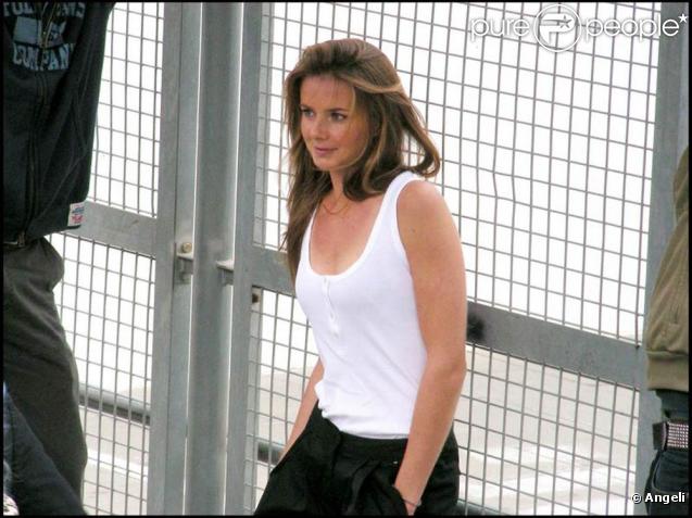 La très belle Daniela Hantuchova lors d'un shooting à Barcelone, en Espagne, le 11 novembre 2009.