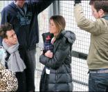 La très belle Daniela Hantuchova lors d'un shooting à Barcelone, en Espagne, le 11 novembre 2009.