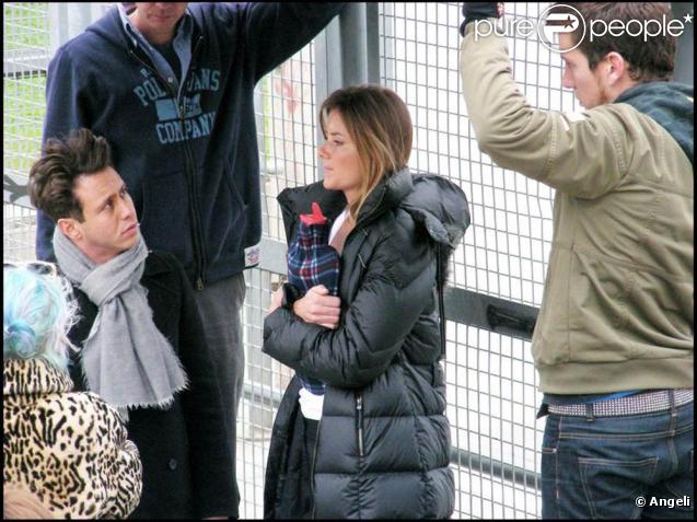 La très belle Daniela Hantuchova lors d'un shooting à Barcelone, en Espagne, le 11 novembre 2009.