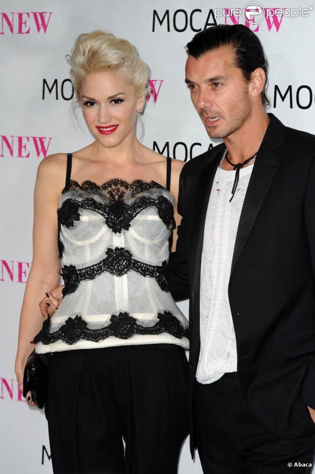Gwen Stefani et Gavin Rossdale, à l'occasion du 30e anniversaire du MOCA (le Musée d'Art Contemporain), à Los Angeles, le 14 novembre 2009. 