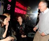 Grâce aux hôtels de luxe Six Senses, les célébrités ont eu tous les sens en éveil au VIP Room de Jean-Roch, le 16 novembre 2009. Photo : Géraldine Pailhas, Marina Foïs, Karin Viard et François Berléand 