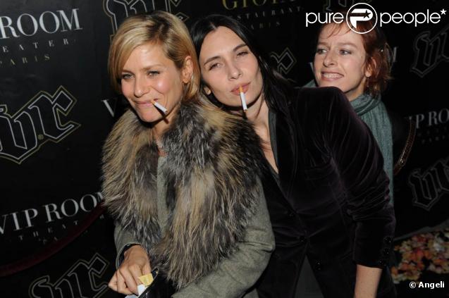 Grâce aux hôtels de luxe Six Senses, les célébrités ont eu tous les sens en éveil au VIP Room de Jean-Roch, le 16 novembre 2009. Photo : Marina Foïs, Géraldine Pailhas et Karin Viard 