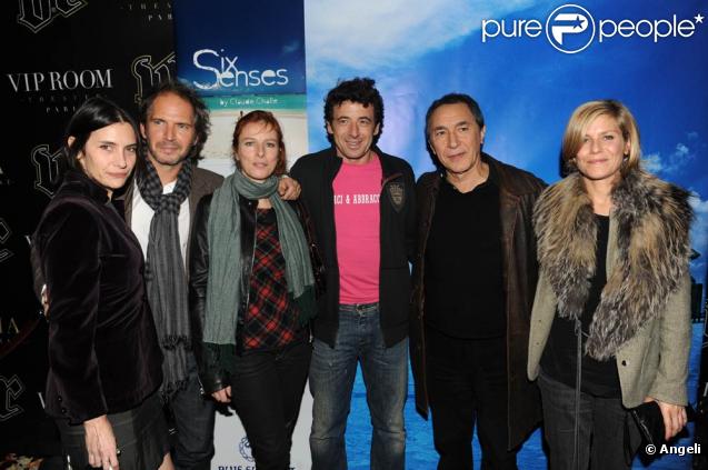 Grâce aux hôtels de luxe Six Senses, les célébrités ont eu tous les sens en éveil au VIP Room de Jean-Roch, le 16 novembre 2009. Photo : Géraldine Pailhas et Christopher Thompson, Karin Viard, Patrick Bruel, Richard Berry, Marina Foïs 