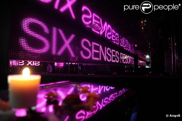 Grâce aux hôtels de luxe Six Senses, les célébrités ont eu tous les sens en éveil au VIP Room de Jean-Roch, le 16 novembre 2009. 