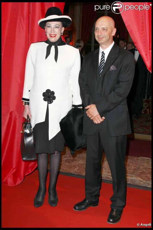 Xavier de Fontenay en compagnie de sa mère Geneviève de Fontenay