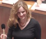 Nathalie Kosciusko-Morizet participe au débat sur les questions d'actualité, le 18 novembre 2009. 