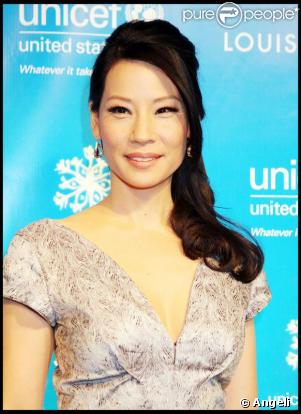 Lucy Liu à New York, le 19 novembre 2009