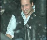 Le Prince William en sortant du Raffles à Londres, le 21/11/09