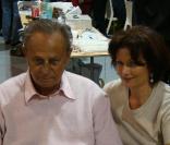 Roger Hanin avec sa compagne au salon du livre de Toulon