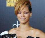 Rihanna, à l'occasion de la grande soirée des 37e American Music Awards, qui s'est tenue à Los Angeles, le 22 novembre 2009.