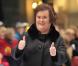 Susan Boyle à Rockefeller Center, à New York. 23/11/09
