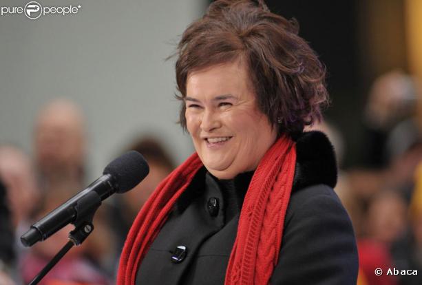 Susan Boyle à Rockefeller Center, à New York. 23/11/09