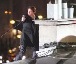 Tom Cruise sur le tournage de  Knight and Day  de James Mangold, à Salzbourg, en Autriche, le 23 novembre 2009.