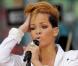 Rihanna chante en plein milieu de New York pour l'émission Good Morning America le 24 novembre 2009