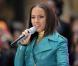 Alicia Keys à New York pour l'émission de la chaîne américaine  NBC , tournée au Rockefeller Center, le 24 novembre 2009 