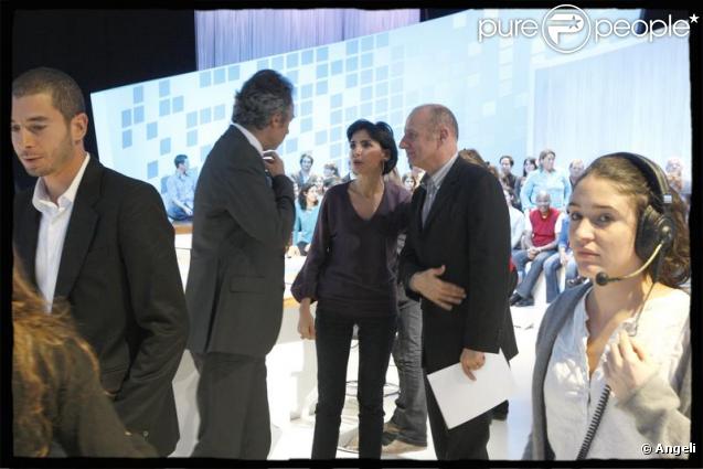 Rachida Dati, invitée du  Grand Journal  de Canal +, le 24 novembre 2009