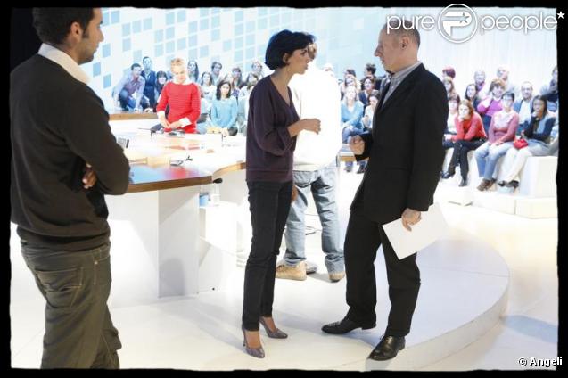 Rachida Dati, invitée du  Grand Journal  de Canal +, le 24 novembre 2009
