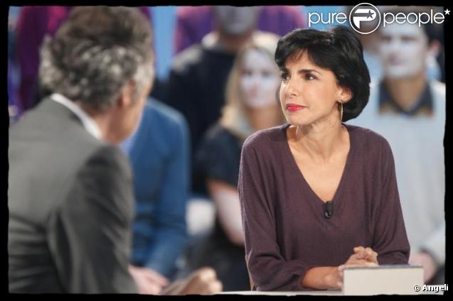 Rachida Dati, invitée du  Grand Journal  de Canal +, le 24 novembre 2009