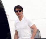 Cameron Diaz et Tom Cruise quittent l'Autriche depuis l'aéroport de Salzburg le 27 novembre 2009 où ils tournaient Knight & Day