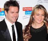 Michael Owen et sa femme Louise, à l'occasion du dîner de gala  United for Unicef , à Old Trafford, à Manchester, en Angleterre, le 29 novembre 2009.