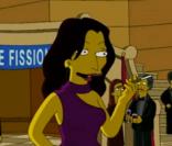 Carla Bruni-Sarkozy dans les Simpson