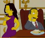Carla Bruni et Nicolas Sarkozy dans les Simpson