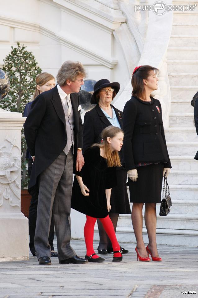 Ernst August de Hanovre, Caroline de Monaco et leur fille Alexandra 