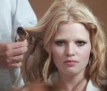 Lara Stone dans les coulisses de la nouvelle campagne Louis Vuitton