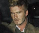 David Beckham, à la sortie du restaurant Cipriani, dans le quartier de Mayfair, à Londres, le 7 décembre 2009.
