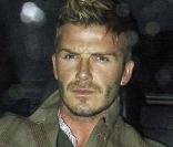 David Beckham, à la sortie du restaurant Cipriani, dans le quartier de Mayfair, à Londres, le 7 décembre 2009.