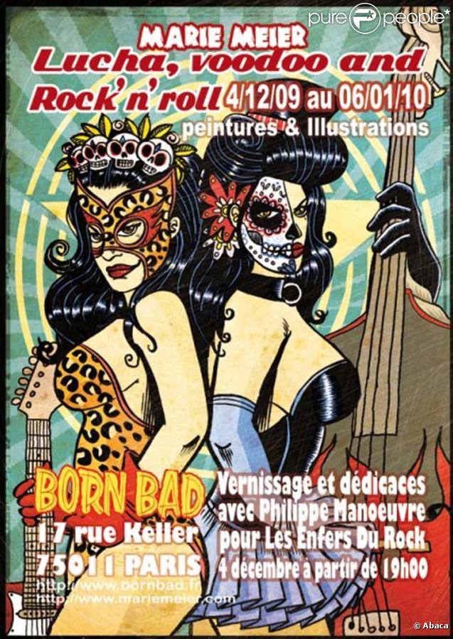 L'exposition de Marie Maïer, à la boutique Born Bad à Paris.