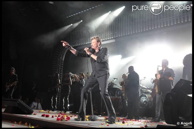 Johnny Hallyday en concert 