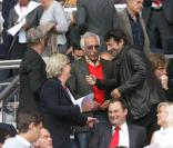 Gérard Darmon et Patrick Bruel, en potes au stade 